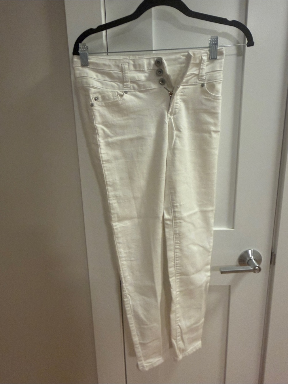 Blue Spice White Skinny Jeans